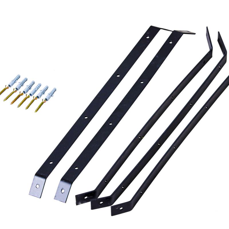Cat Fence Black Brackets