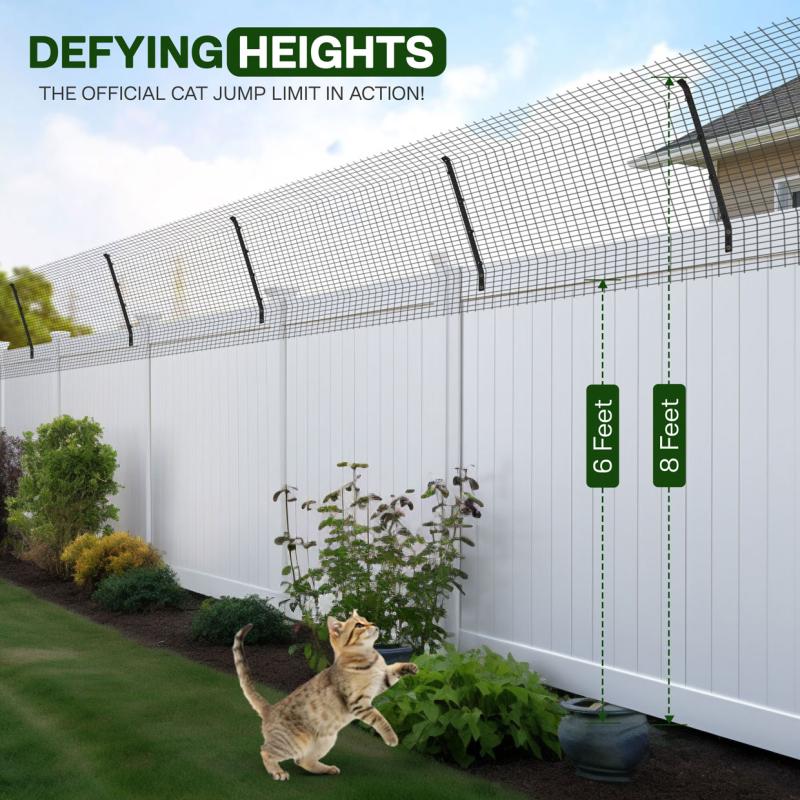 Cat Fence Kit BLACK – 40 Meter Kit